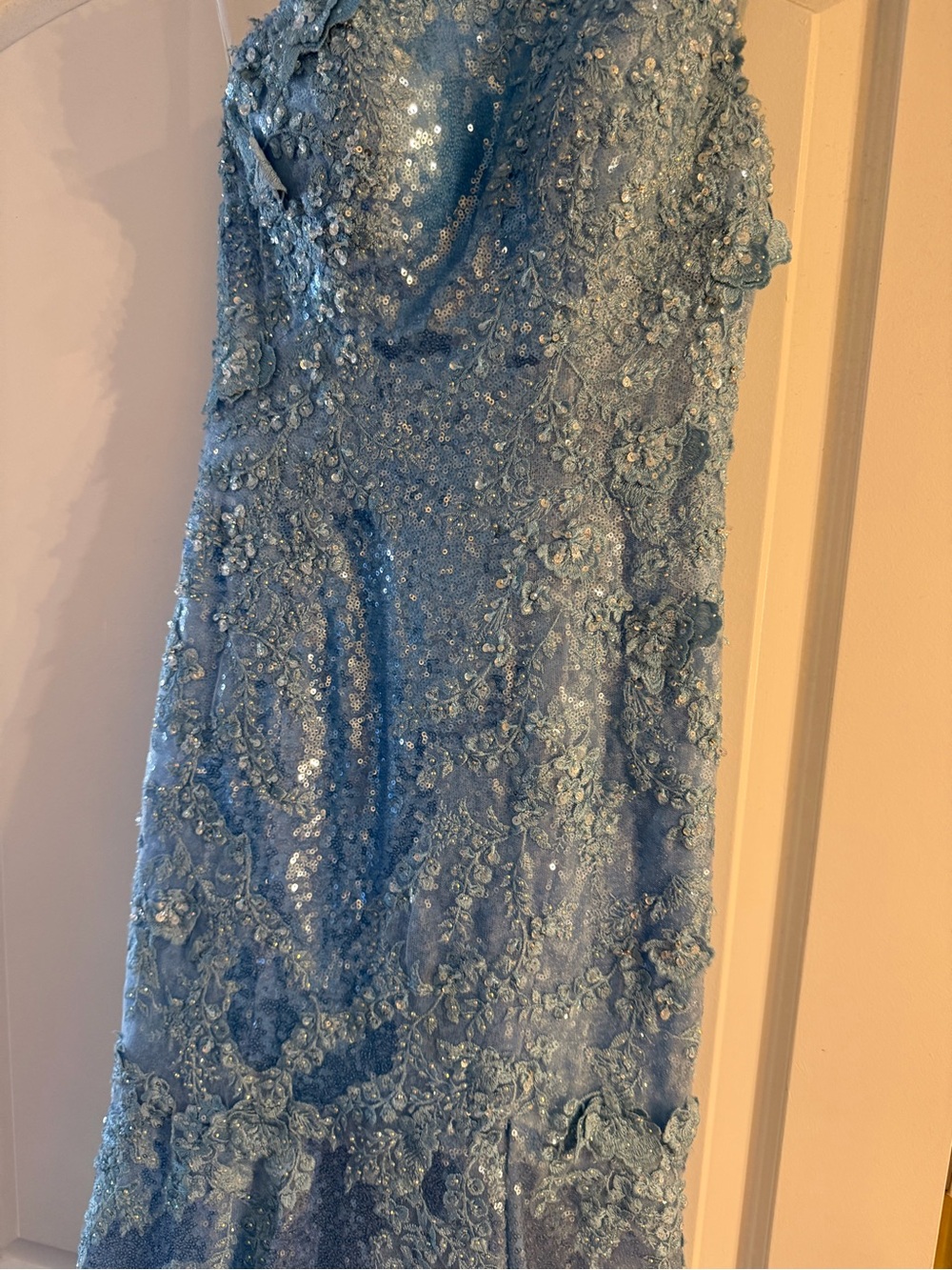Beaded and Sequin Prom Dress - Picture 9 of 11